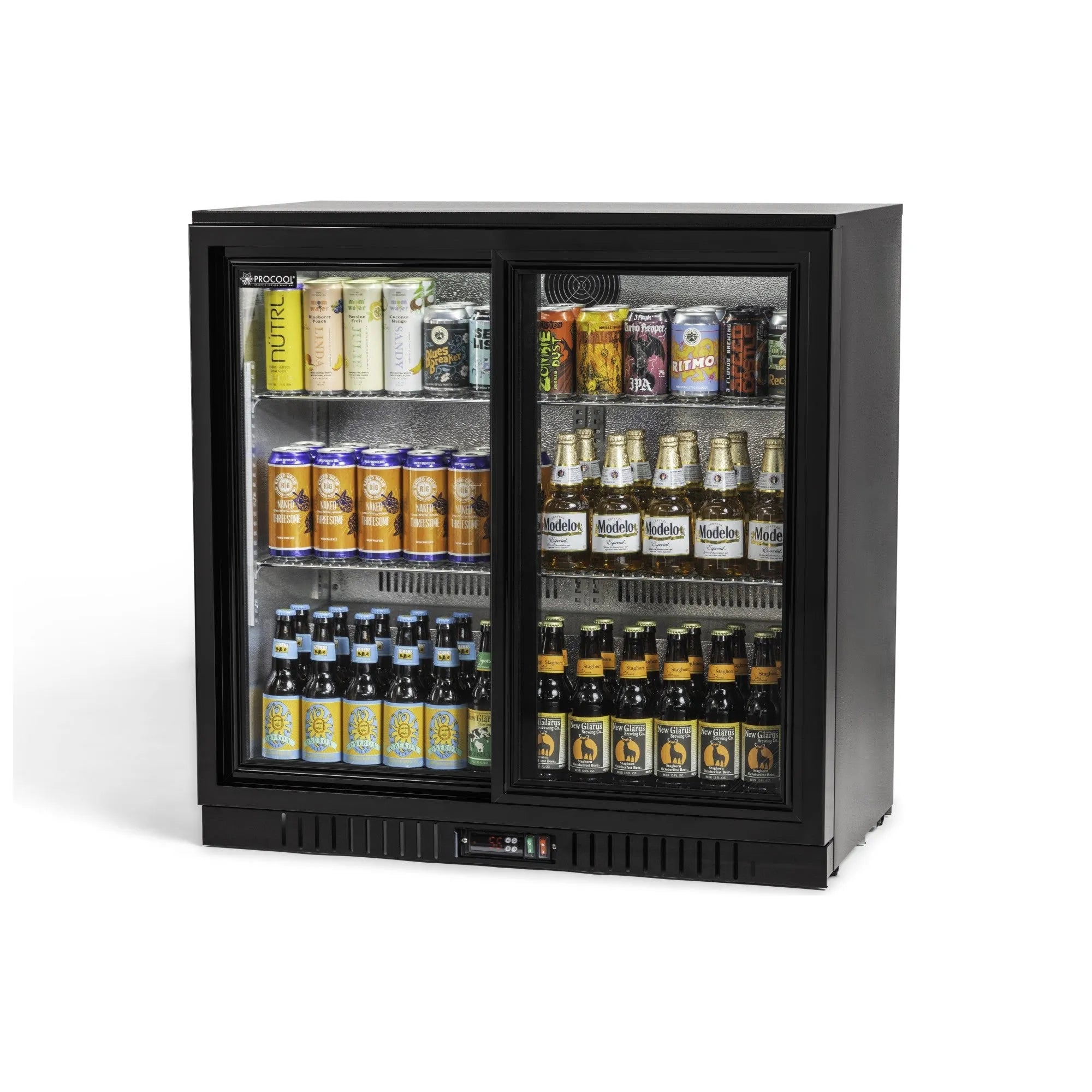 Procool Sliding Double Door Back Bar Cooler-Back Bar Coolers-BB-A2S