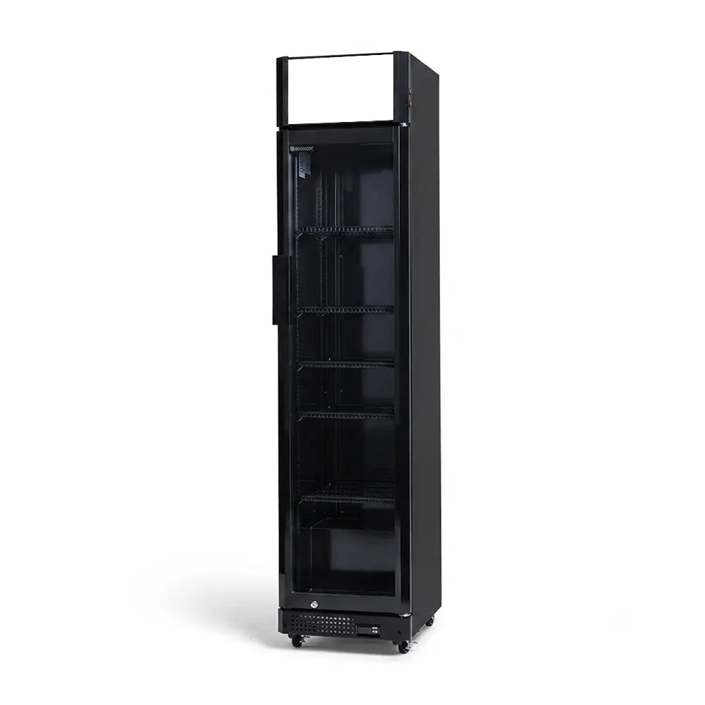 Procool Narrow Upright Black Beverage Fridge - 9.4 cu. ft.