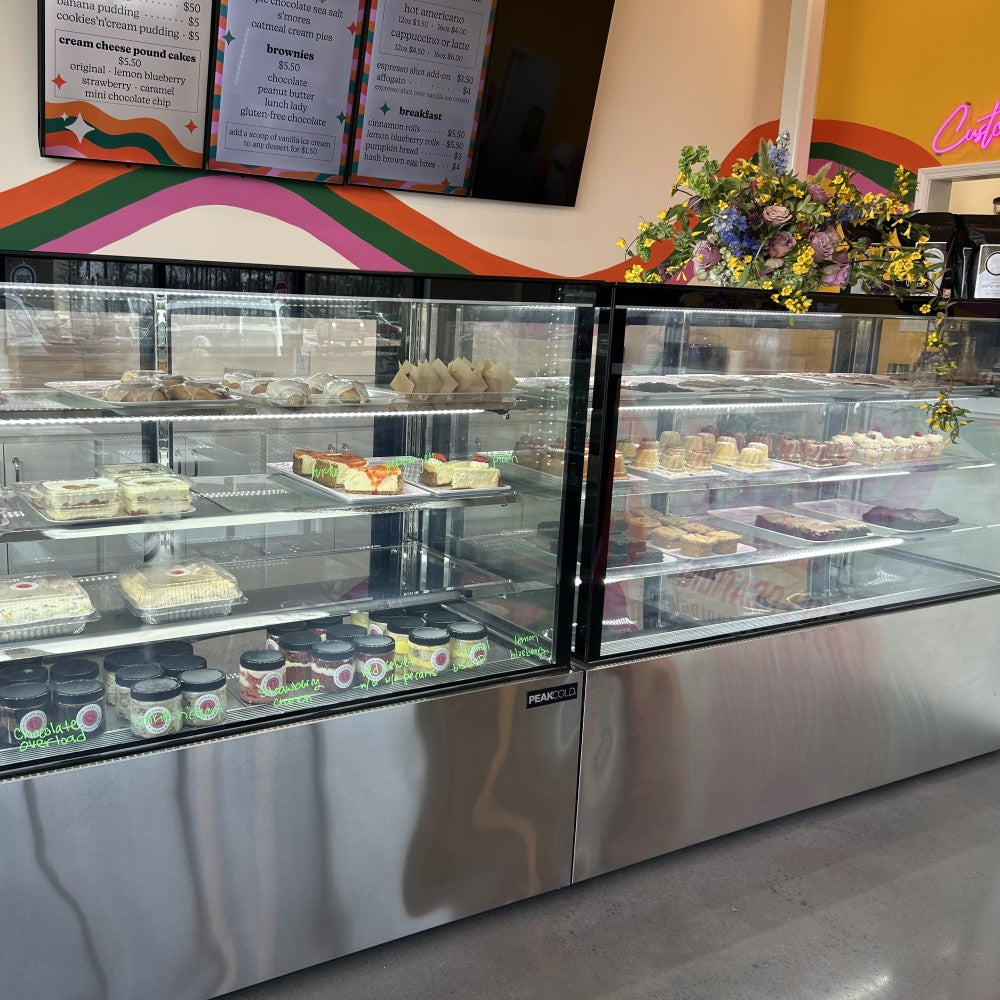 PeakCold Refrigerated Cake Display Case - 60"