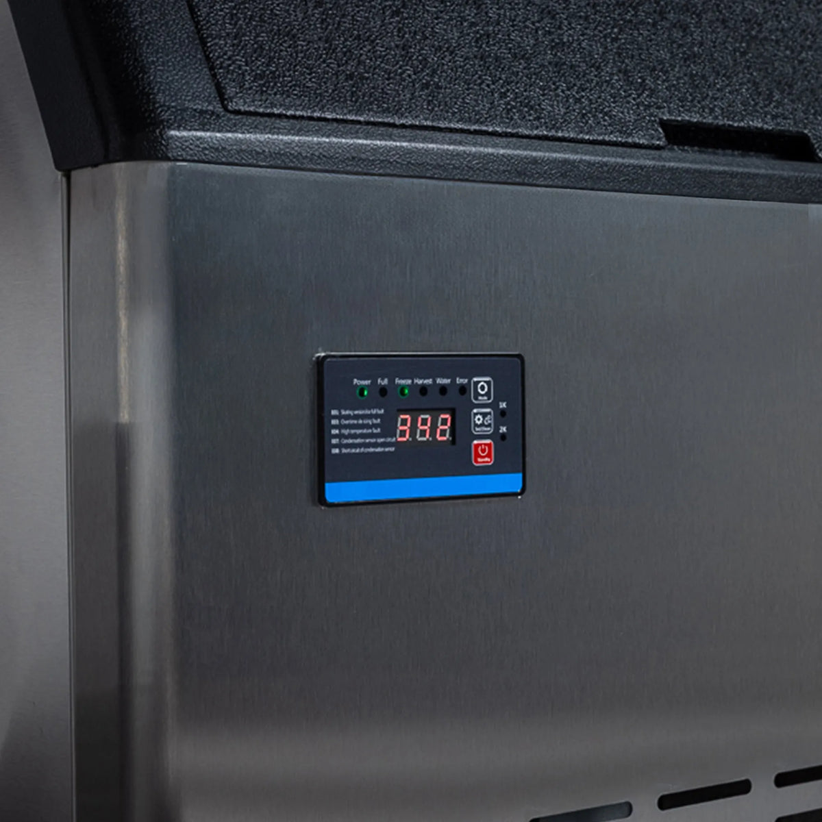 PeakCold Counter Height Commercial Ice Maker - 160 lb.