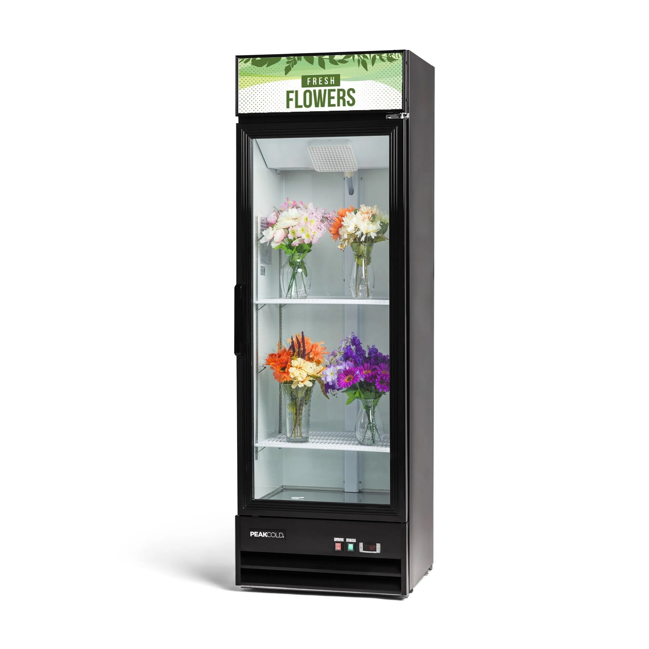 PeakCold Upright Flower Display Cooler-Floral Display Coolers-IM13MR-FF-1