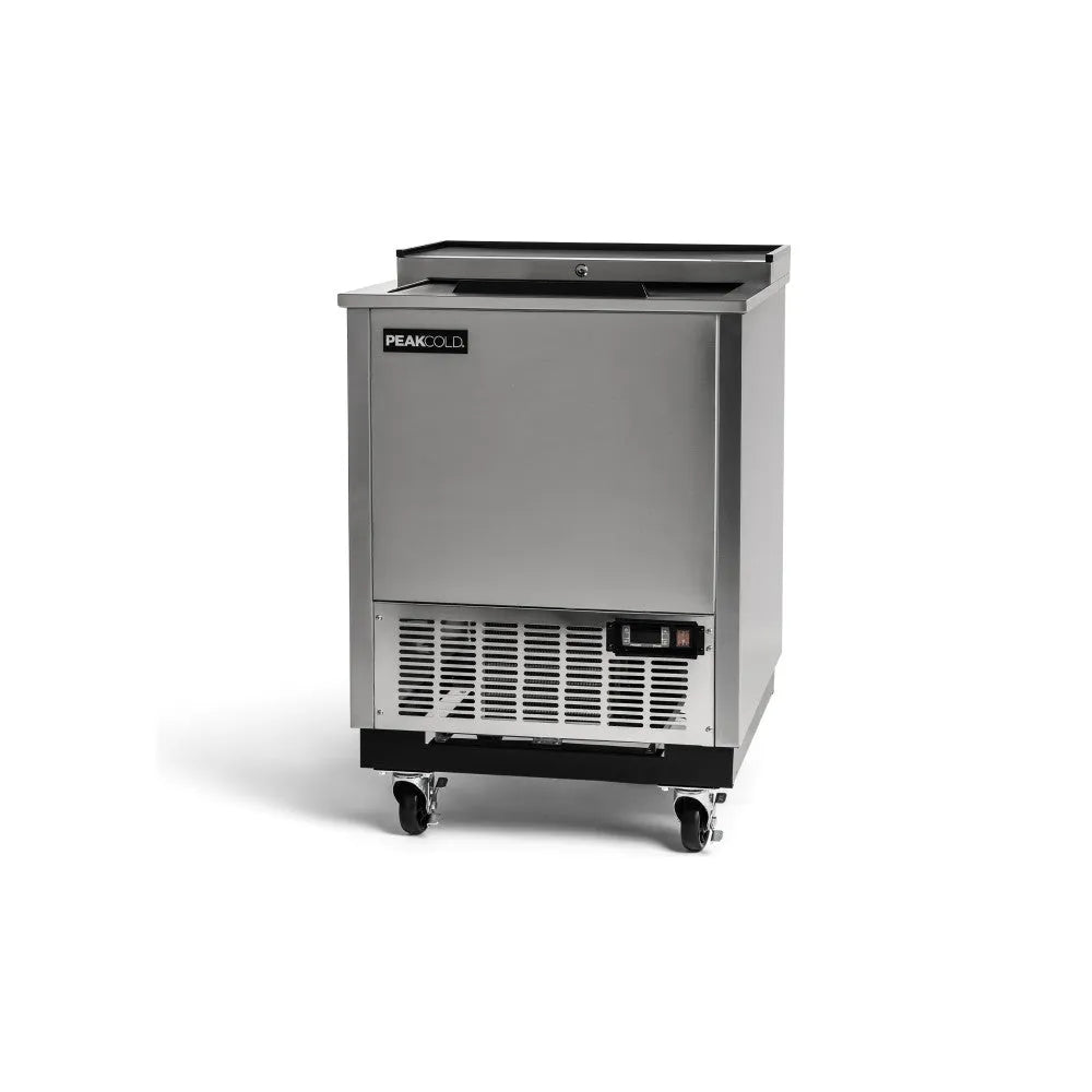 PeakCold Glass Froster Back Bar Freezer - Stainless Steel-Commercial Freezers-IM25GF-S
