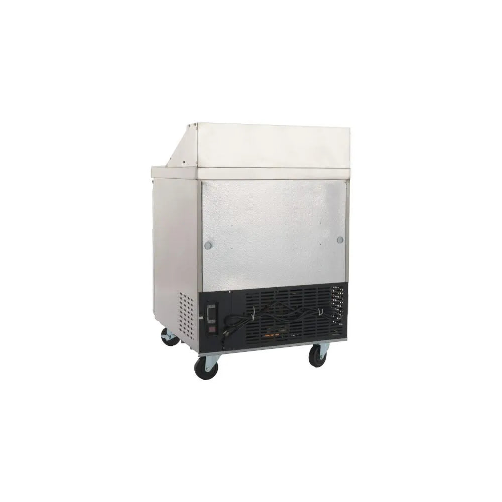 PeakCold Small Refrigerated Prep Table - 27"