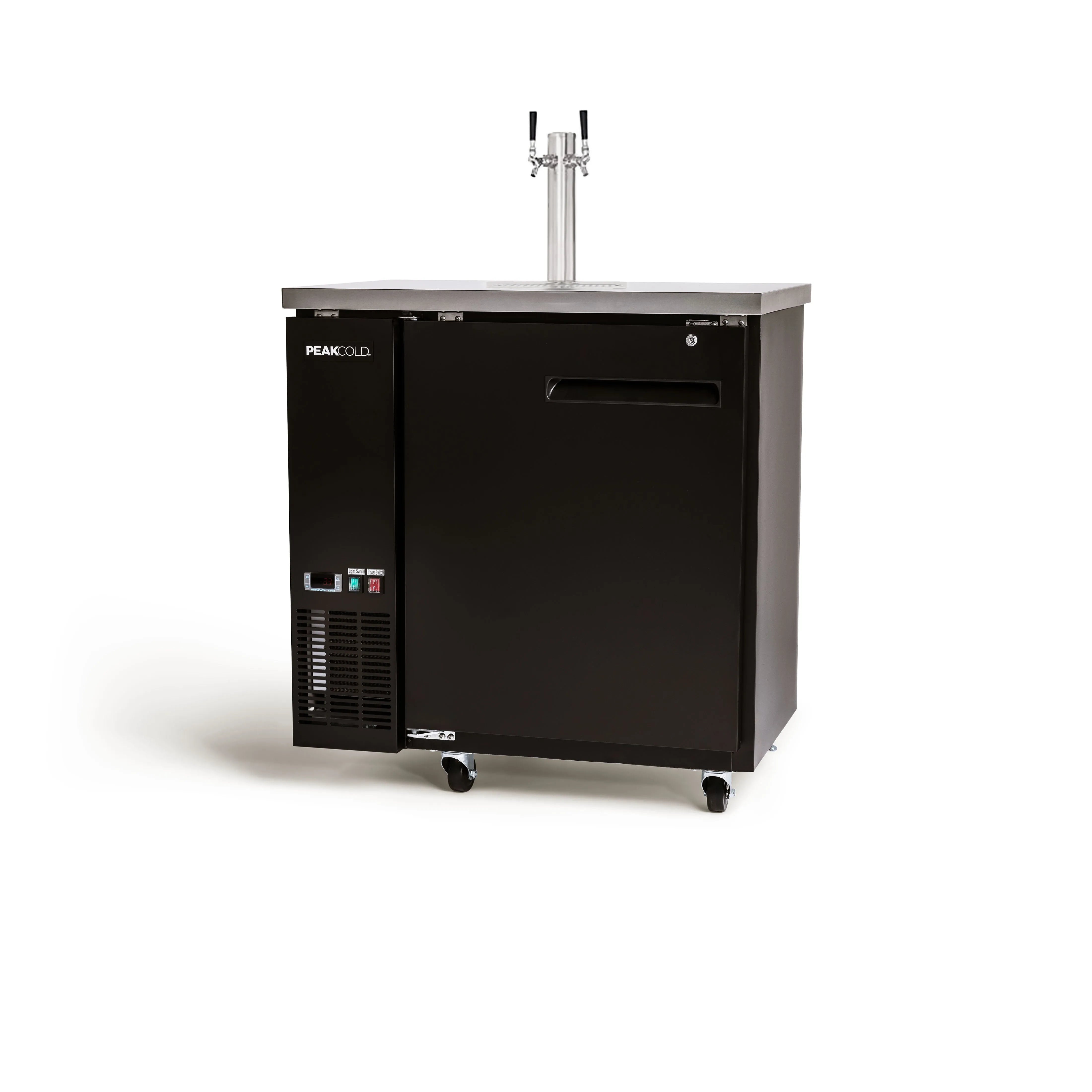 PeakCold 36" Double Tap Kegerator-Kegerators & Accessories-IM36NDD