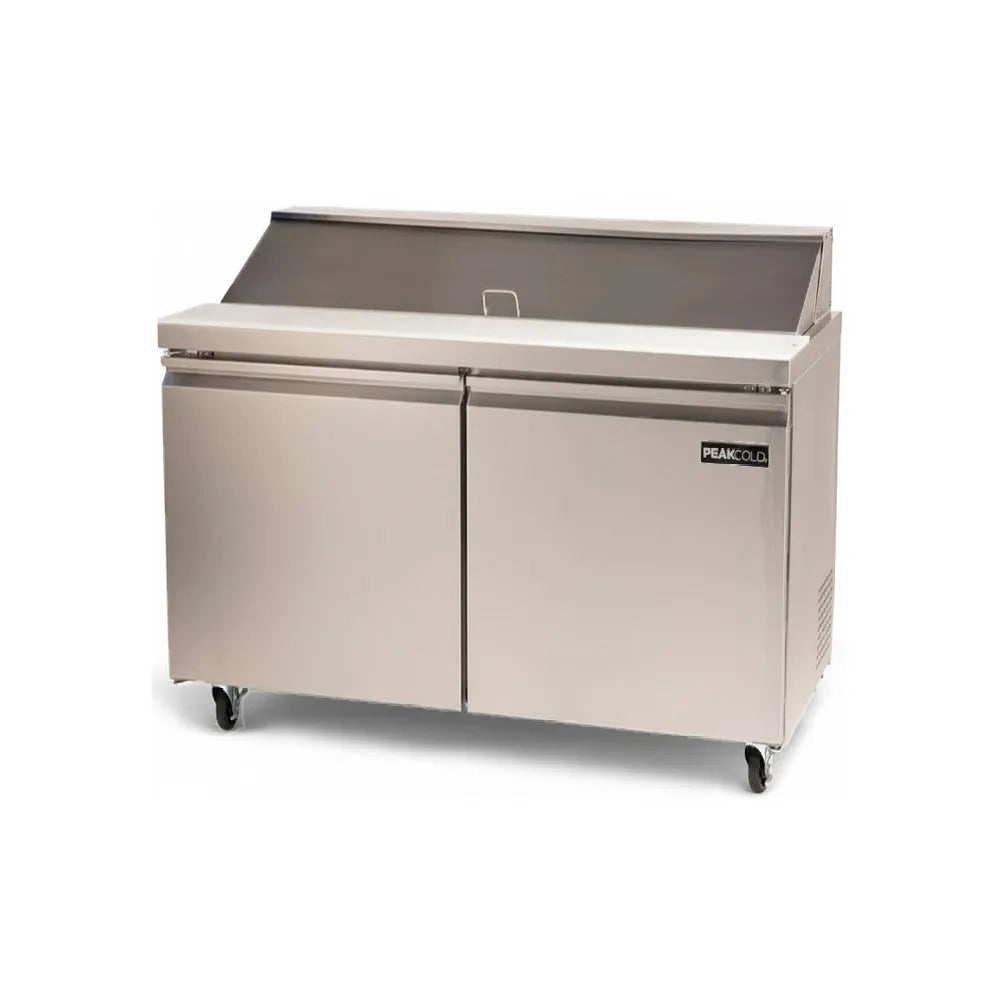 PeakCold Stainless Steel Refrigerated Prep Table - 48"-Restaurant Prep Tables-IM48RP2