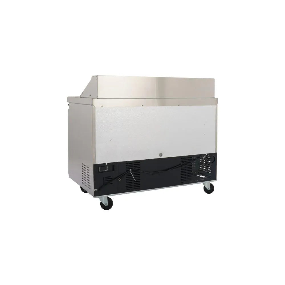 PeakCold Stainless Steel Refrigerated Prep Table - 60"