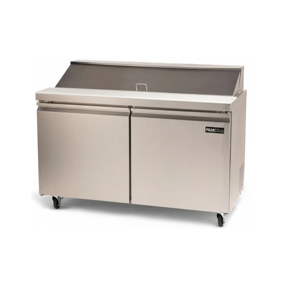 PeakCold Stainless Steel Refrigerated Prep Table - 60"-Restaurant Prep Tables-IM60RP2