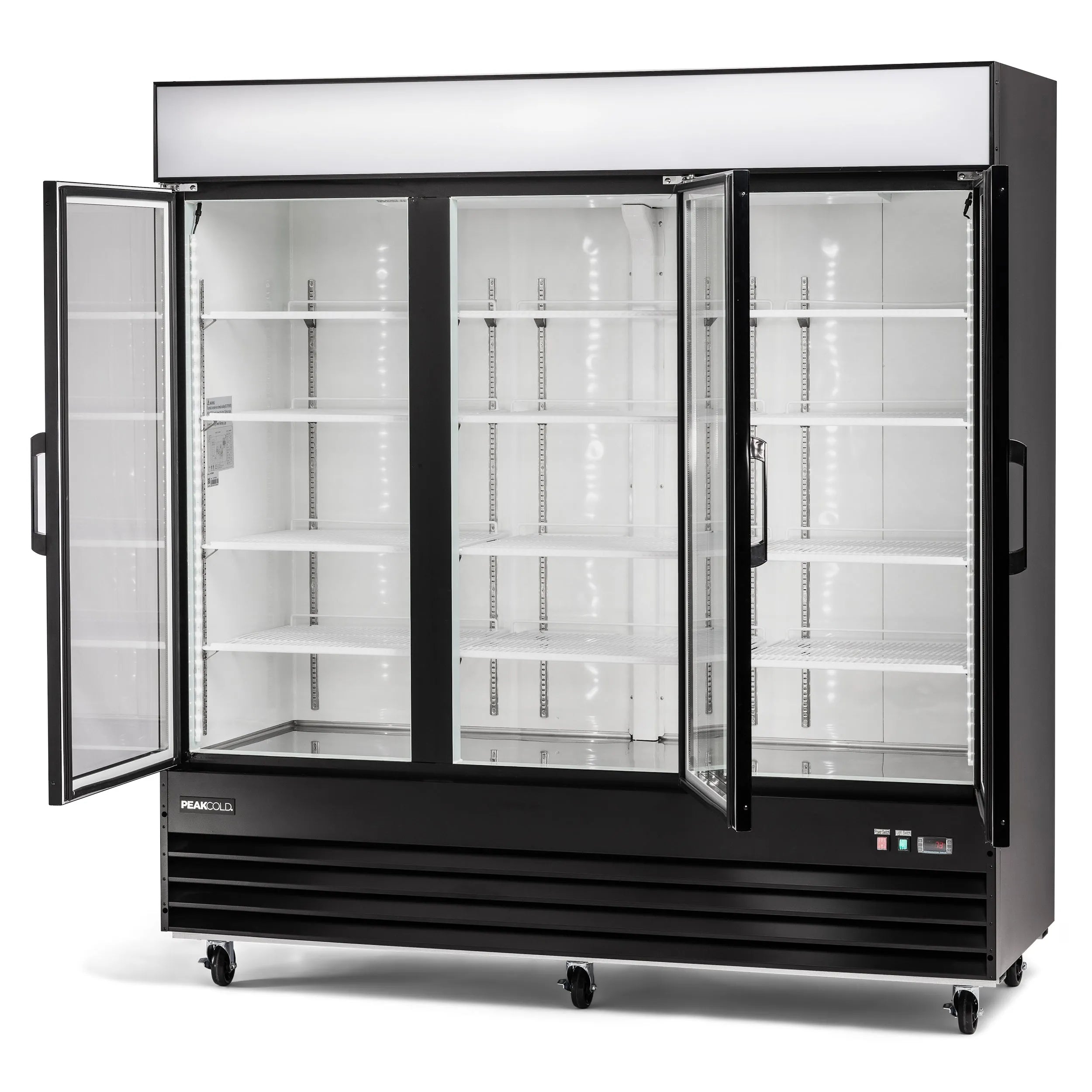 PeakCold 3 Door Custom Floral Display Cooler-Floral Display Coolers-IM72MR3-CUST-2