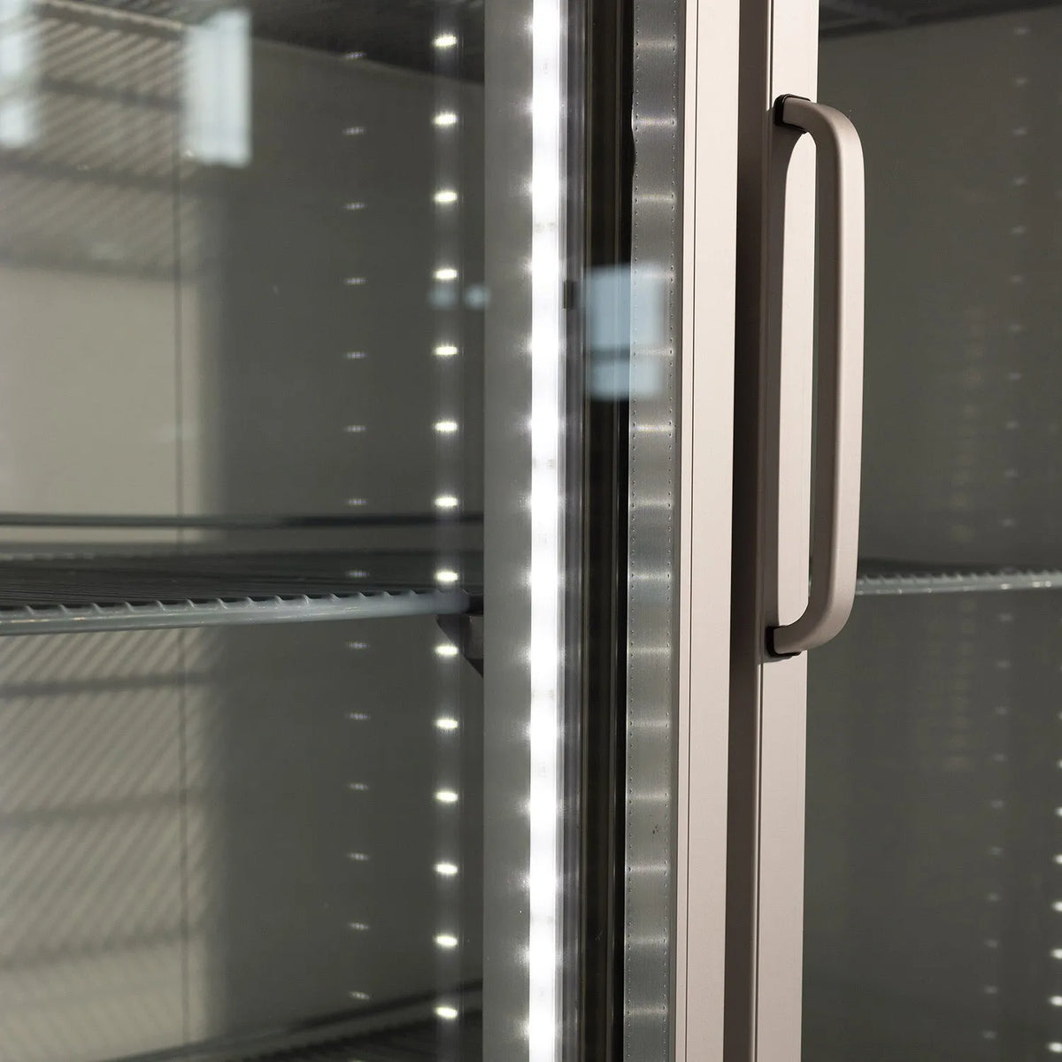 PeakCold 3 Glass Door Stainless Steel Commercial Refrigerator - 72 cu. ft.
