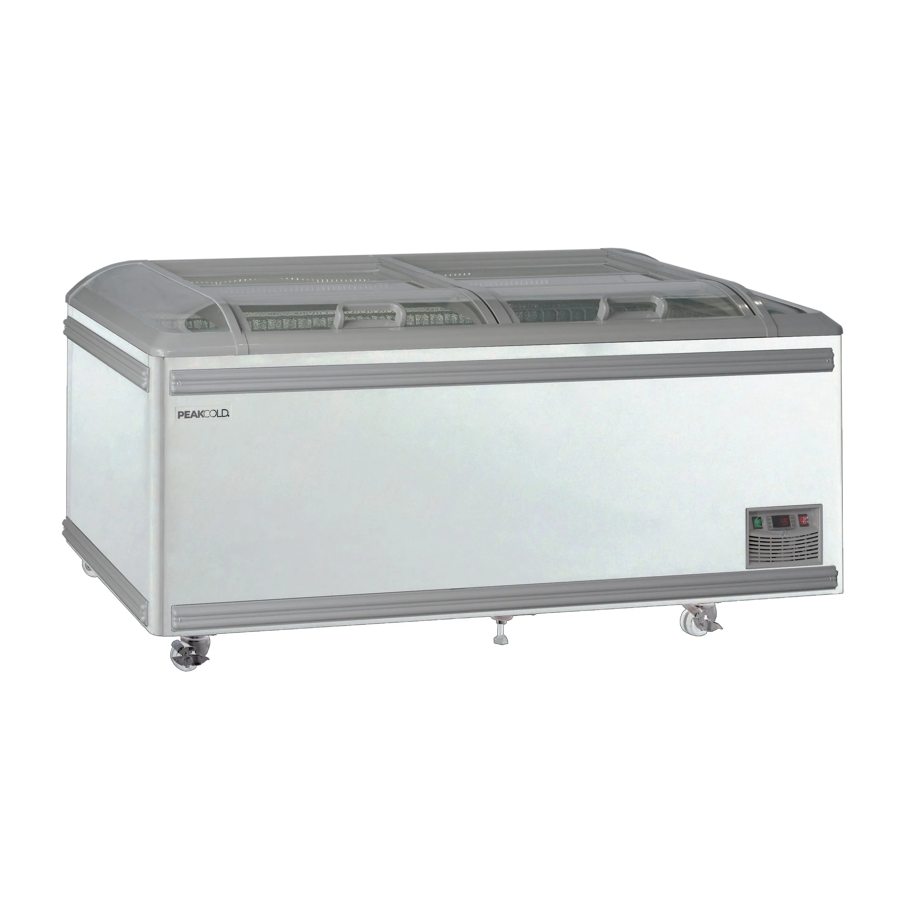 PeakCold 74" Island Freezer - White-Retail Display Freezers-IM74IF-W