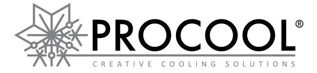 Procool logo with a snowflake symbol on a white background