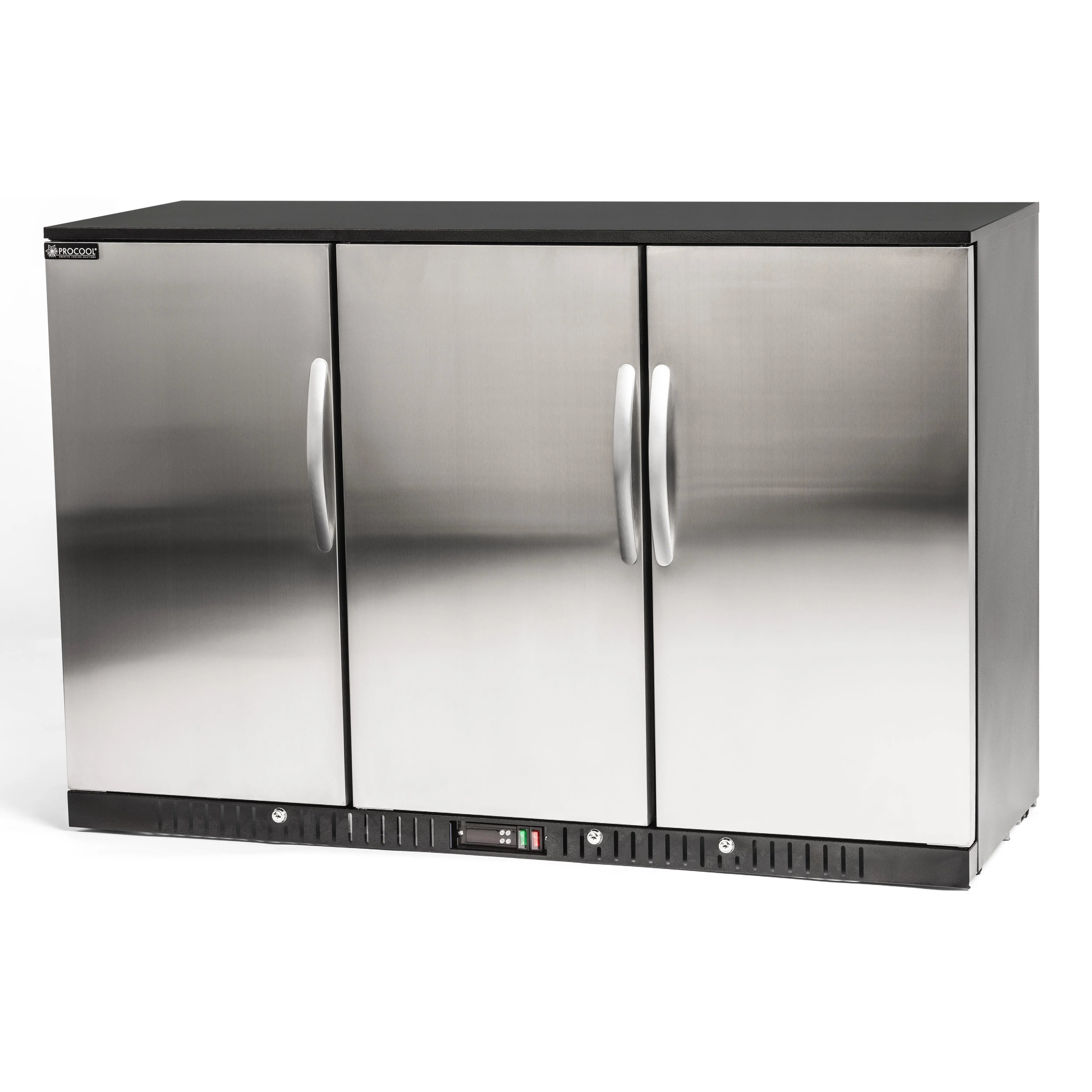 Procool 3-Door Stainless Front Bar Cooler-Back Bar Coolers-SSBB-F3