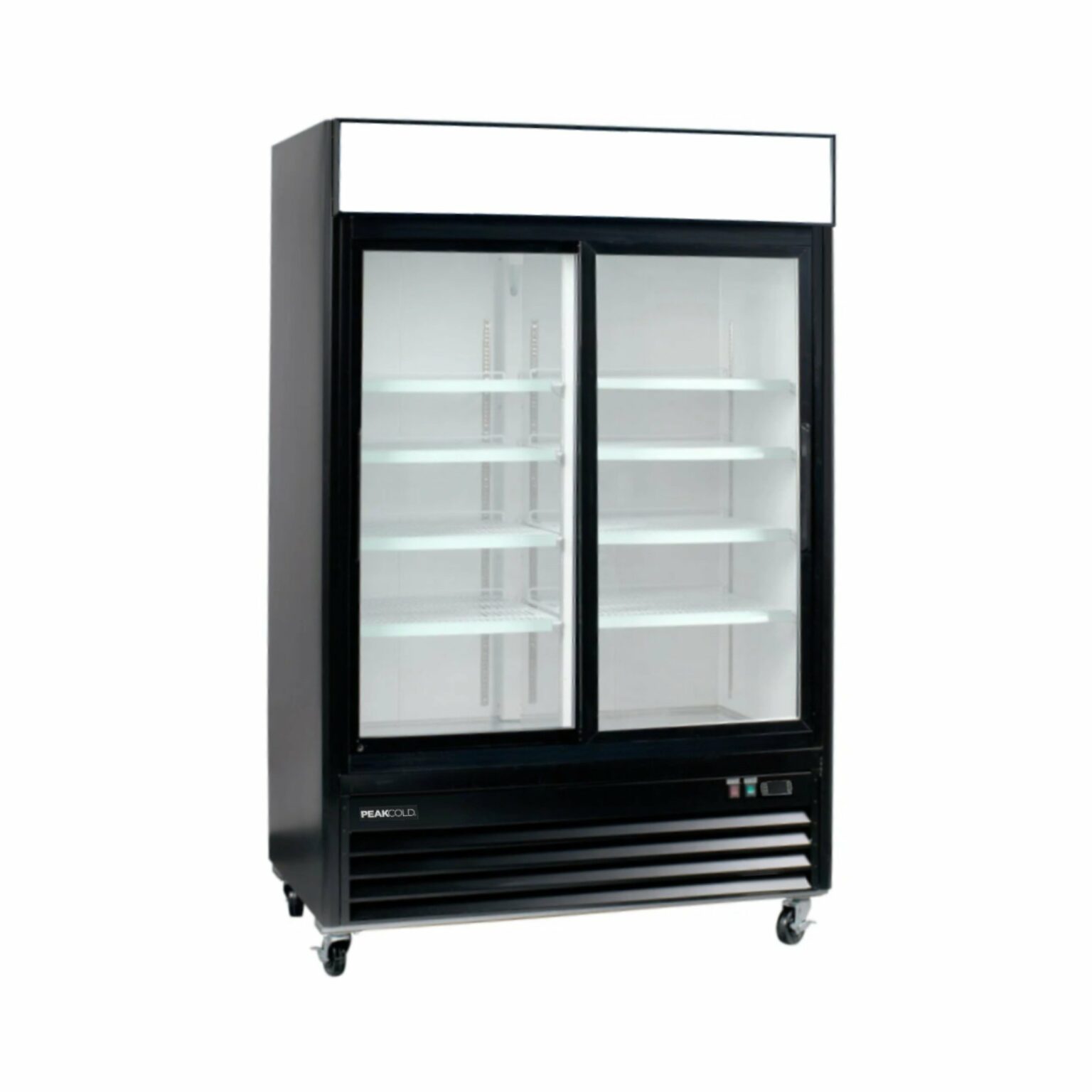 2 Door Back Bar Cooler Glass Front Beer Fridge For Sale