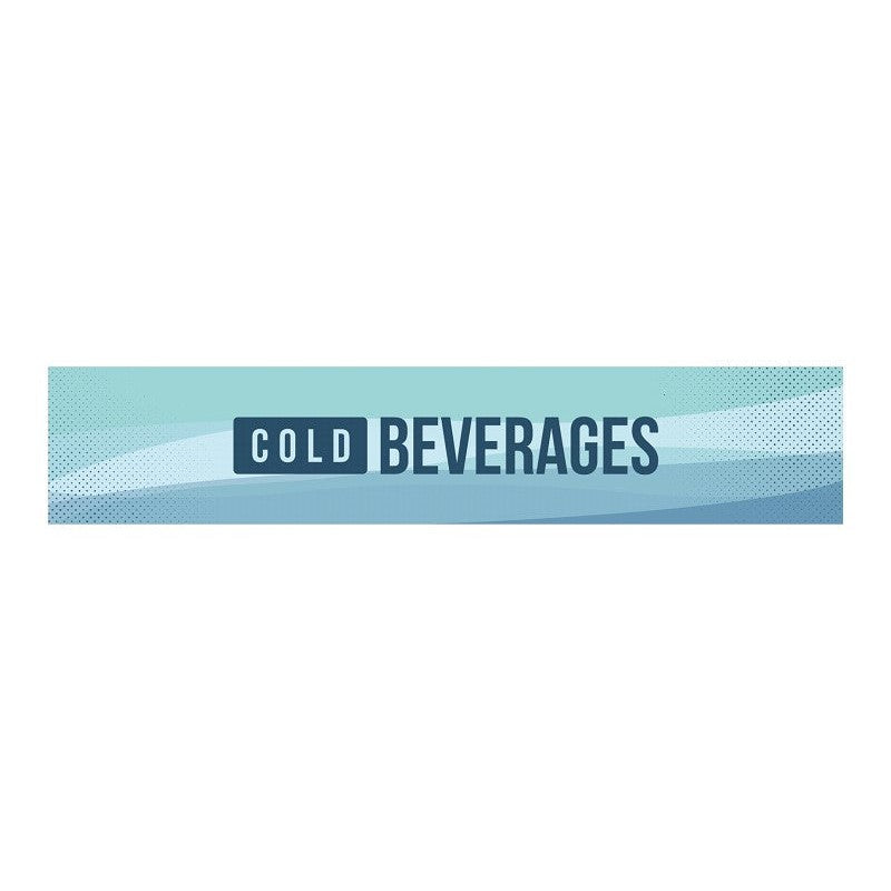 Vinyl Canopy Decal for Display Coolers