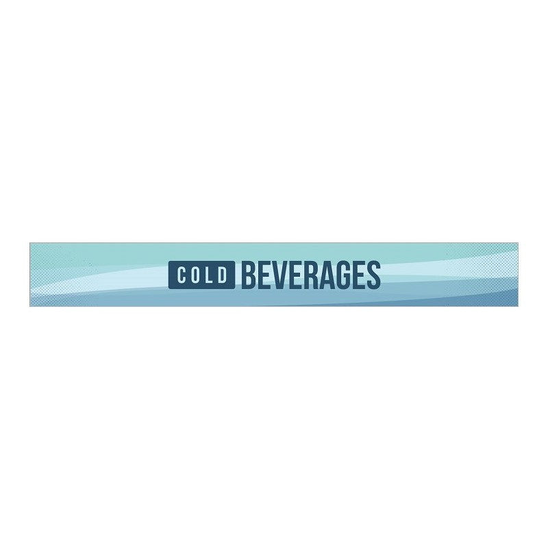 Vinyl Canopy Decal for Display Coolers