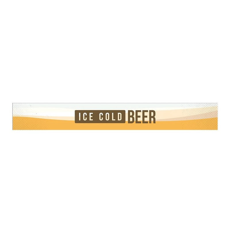 Vinyl Canopy Decal for Display Coolers