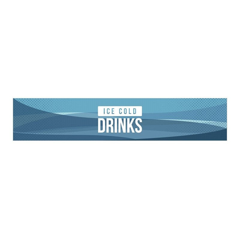 Vinyl Canopy Decal for Display Coolers