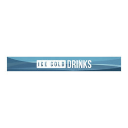 Vinyl Canopy Decal for Display Coolers