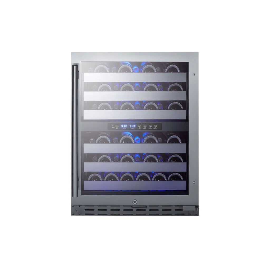 Summit 24" Wide Dual Zone Wine Cooler-Wine Refrigeration-ALWC532-1