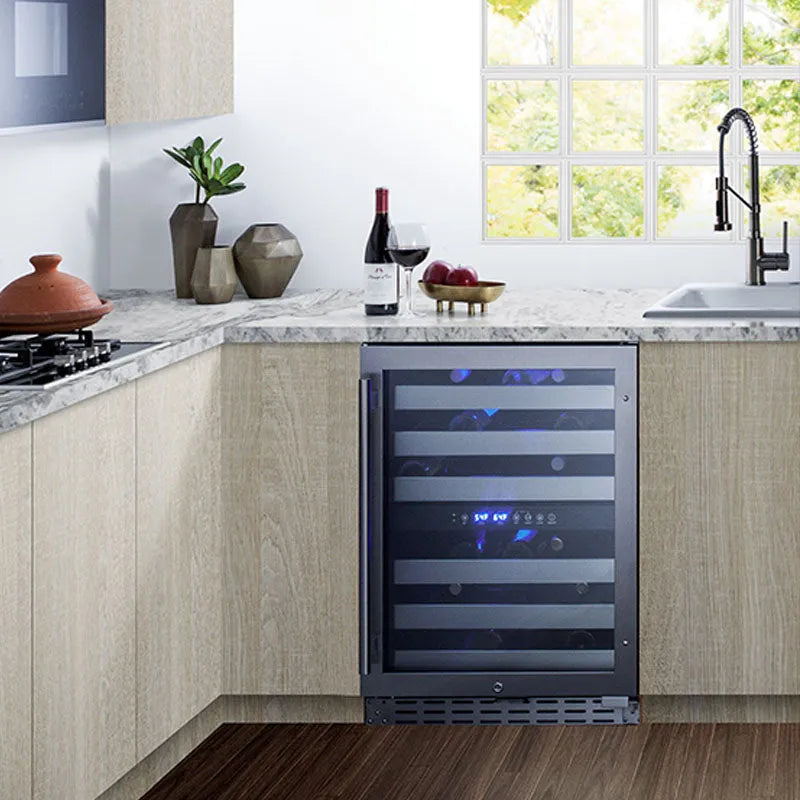 Summit 24" Wide Dual Zone Wine Cooler-Wine Refrigeration-ALWC532-3