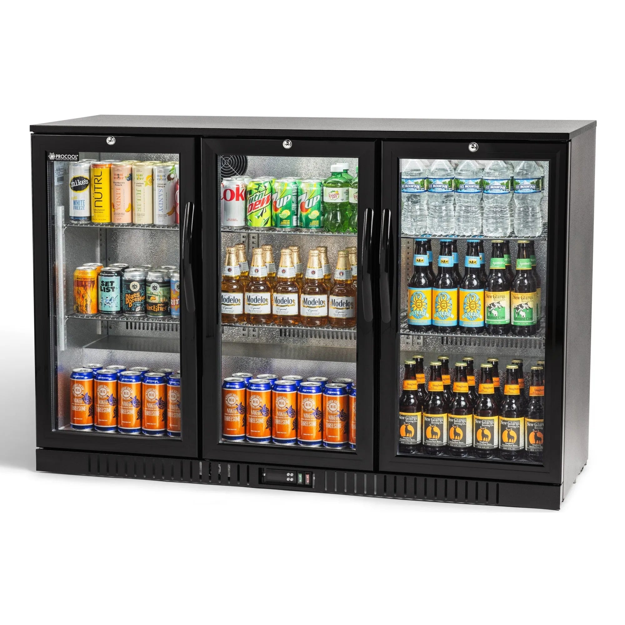 Procool Three Door Back Bar Cooler