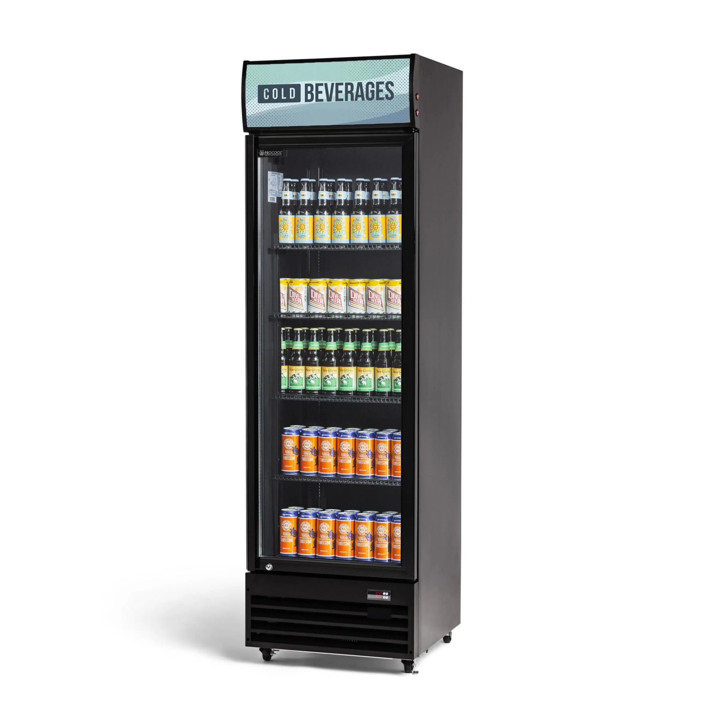 procool-single-door-black-beverage-cooler-8