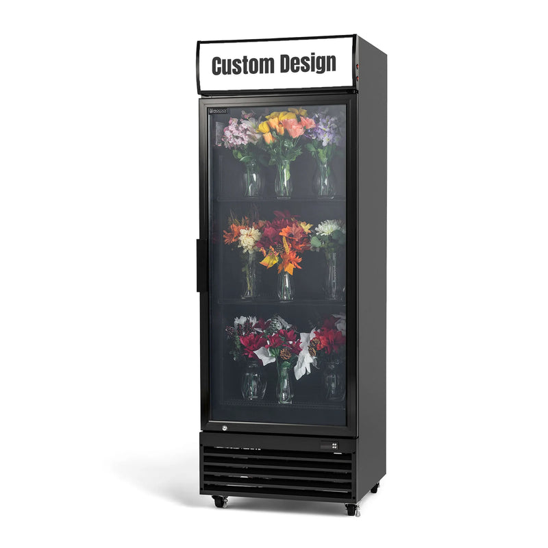 Procool Custom Black Flower Cooler - 19.4 cu. ft.