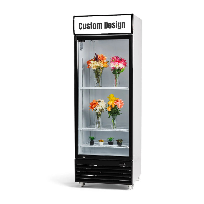 Procool Custom Single Door White Flower Cooler - 19.4 cu. ft.