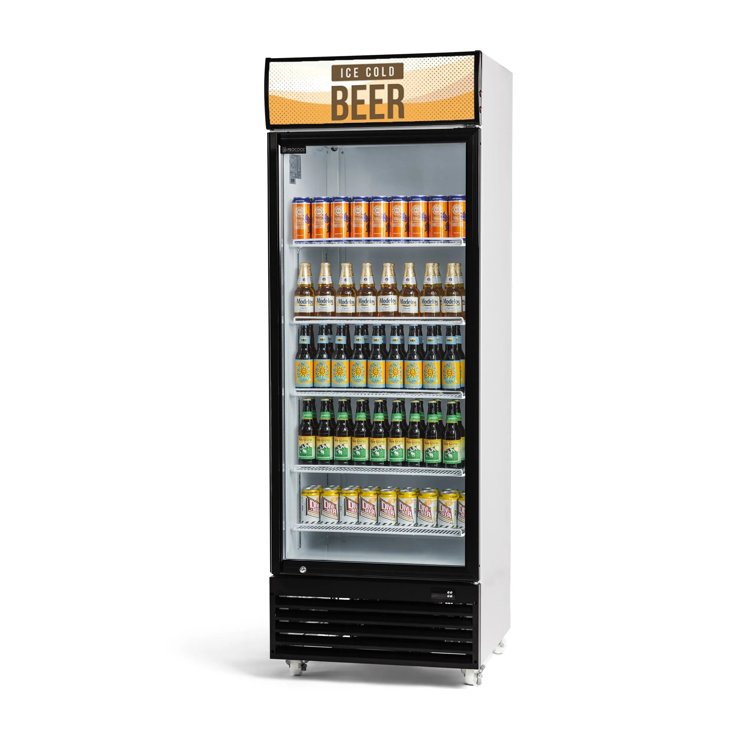 Procool Single Door Beverage / Display Cooler