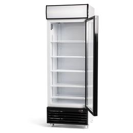 Procool Single Door Flower White Cooler - 19.4 Cu. Ft.