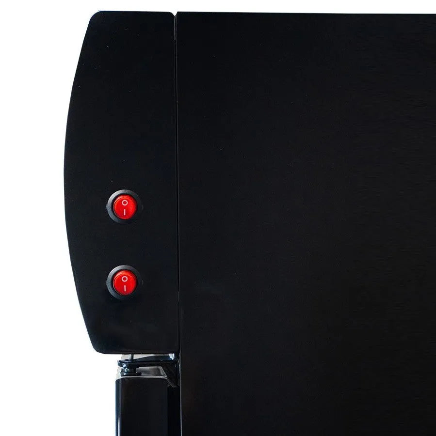 Procool Black Sliding 2 Door Flower Cooler-Floral Display Coolers-CSD-1000S-B-FF-2