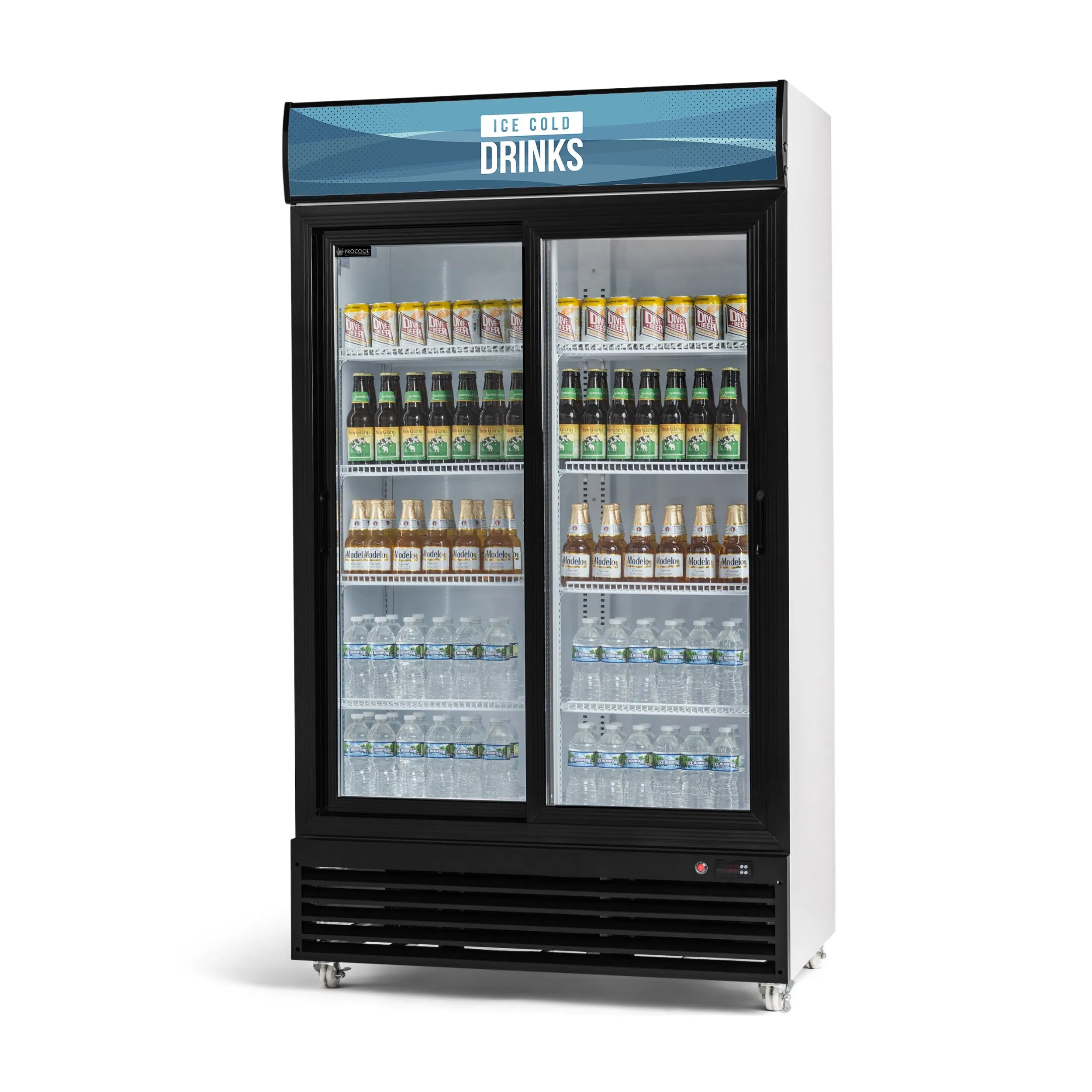 procool-double-sliding-door-display-cooler-8