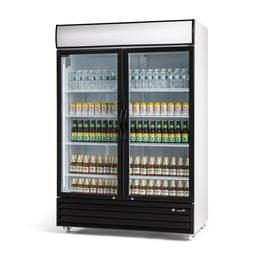 Procool 2-Door Display Cooler - 43 Cu. Ft.-Retail Display Coolers-CSD-1400-1