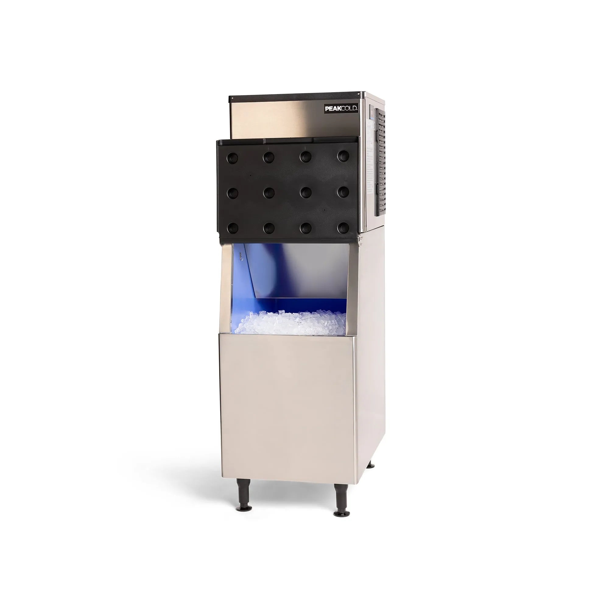 PeakCold Commercial Ice Machine with Bin