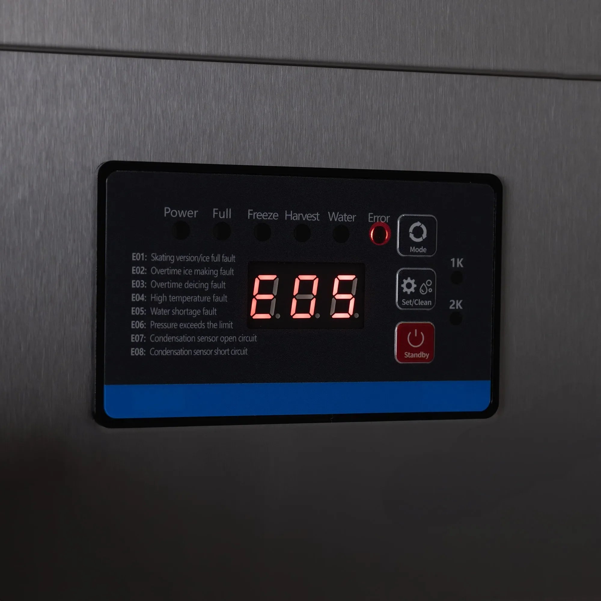 PeakCold Commercial Ice Machine with Bin