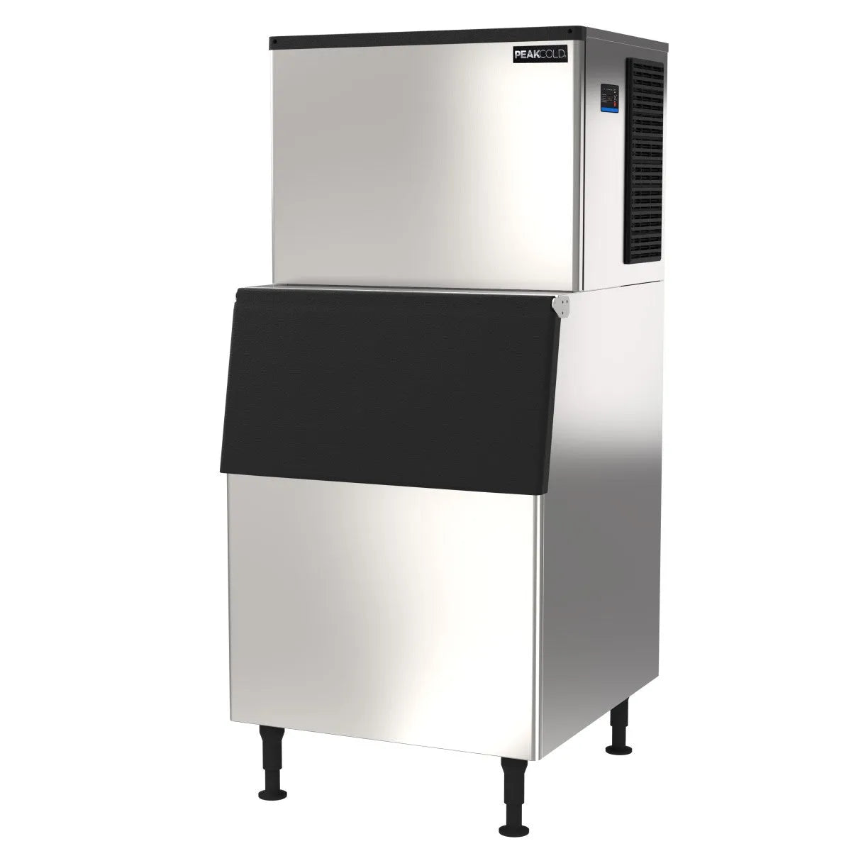 PeakCold Commercial Ice Machine with Bin