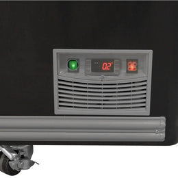 PeakCold 74" Island Freezer - Black