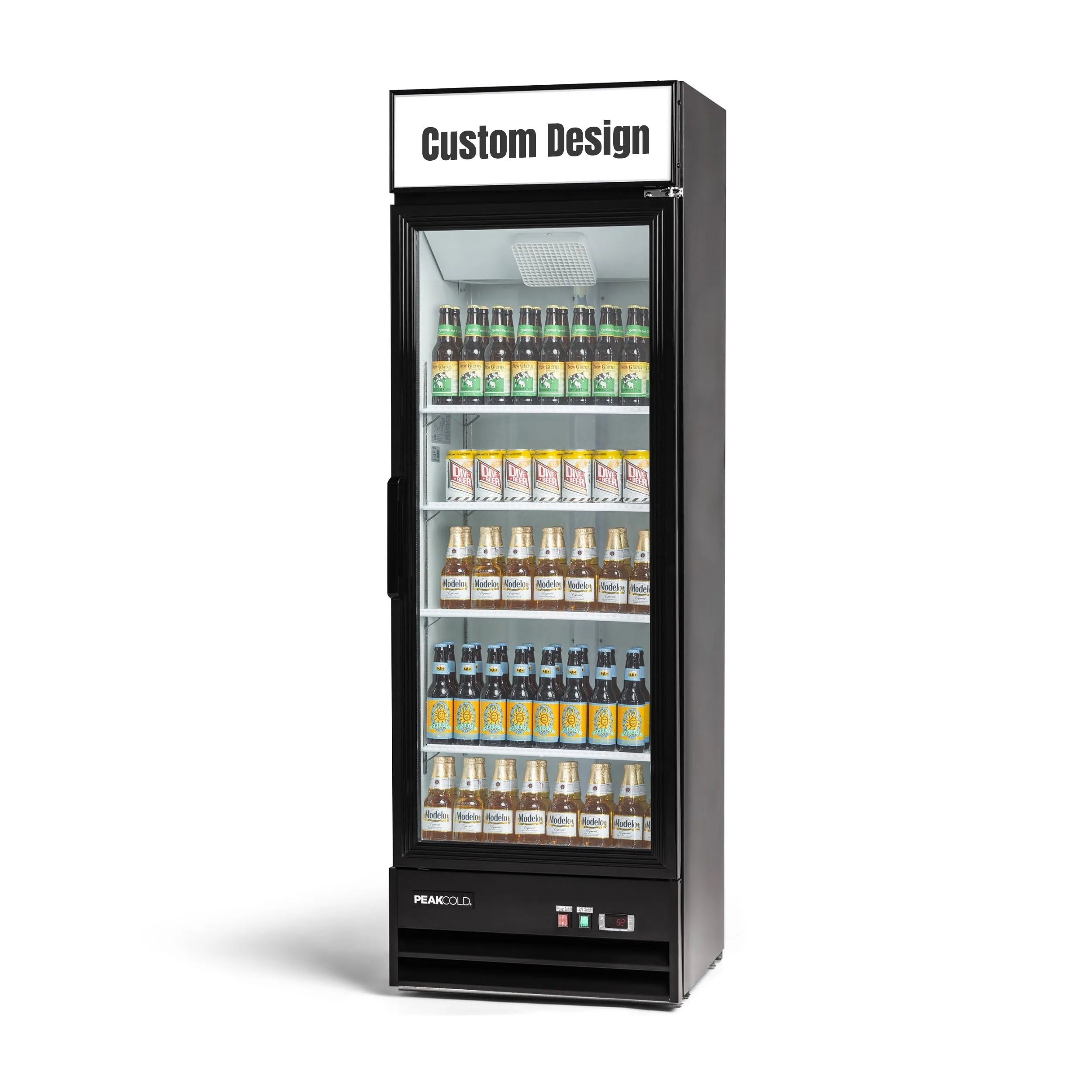 PeakCold Upright Display Cooler