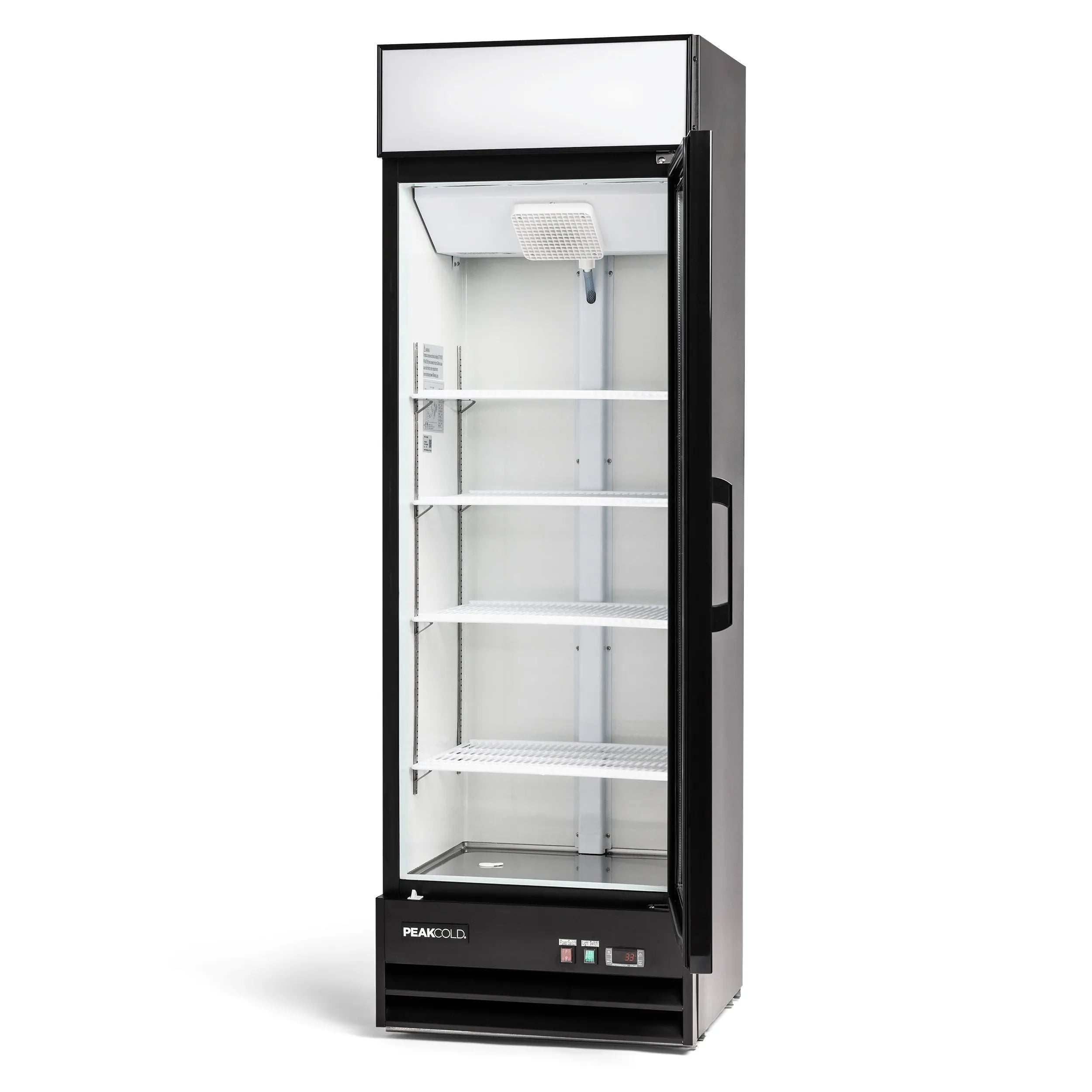 PeakCold Upright Display Cooler