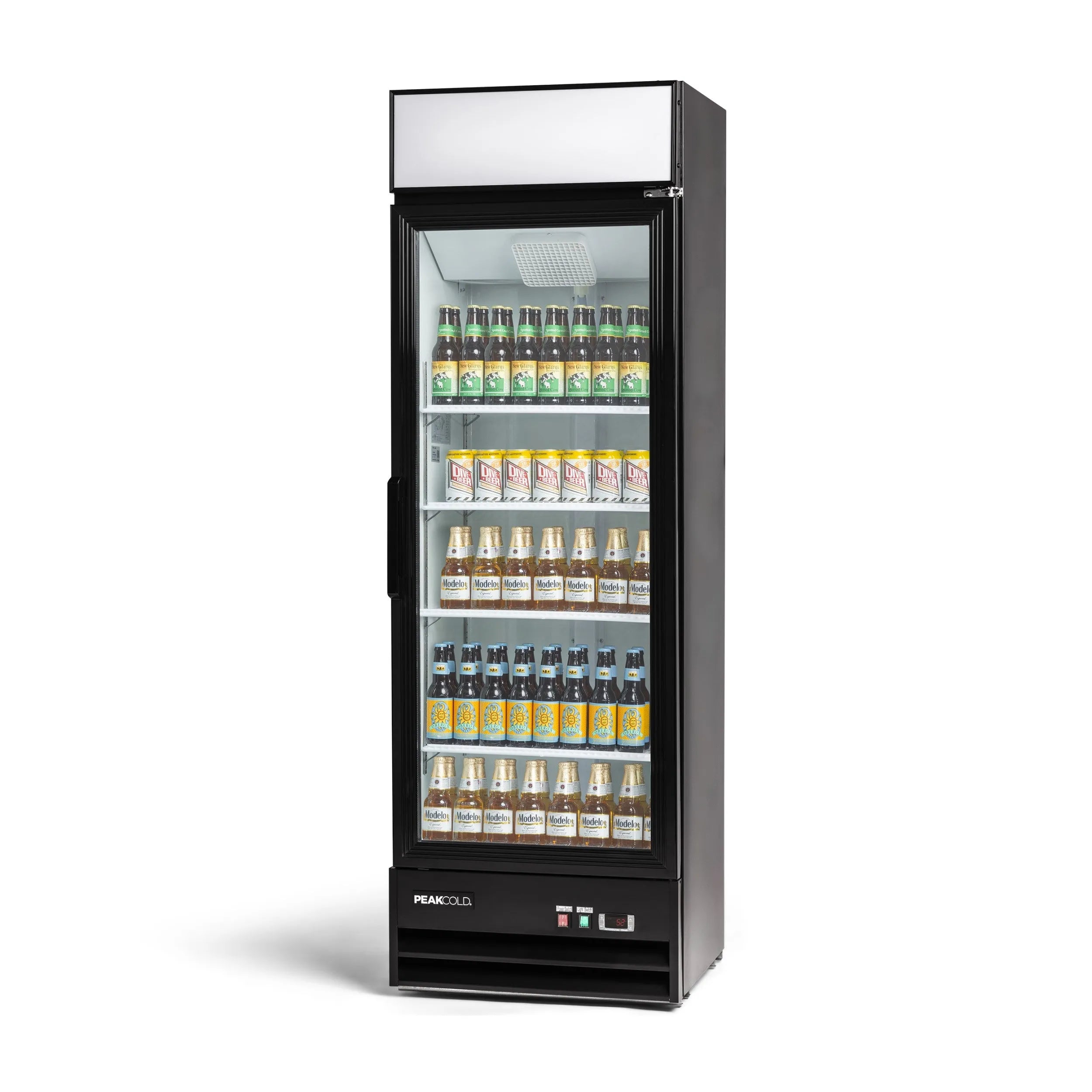 PeakCold Upright Display Cooler