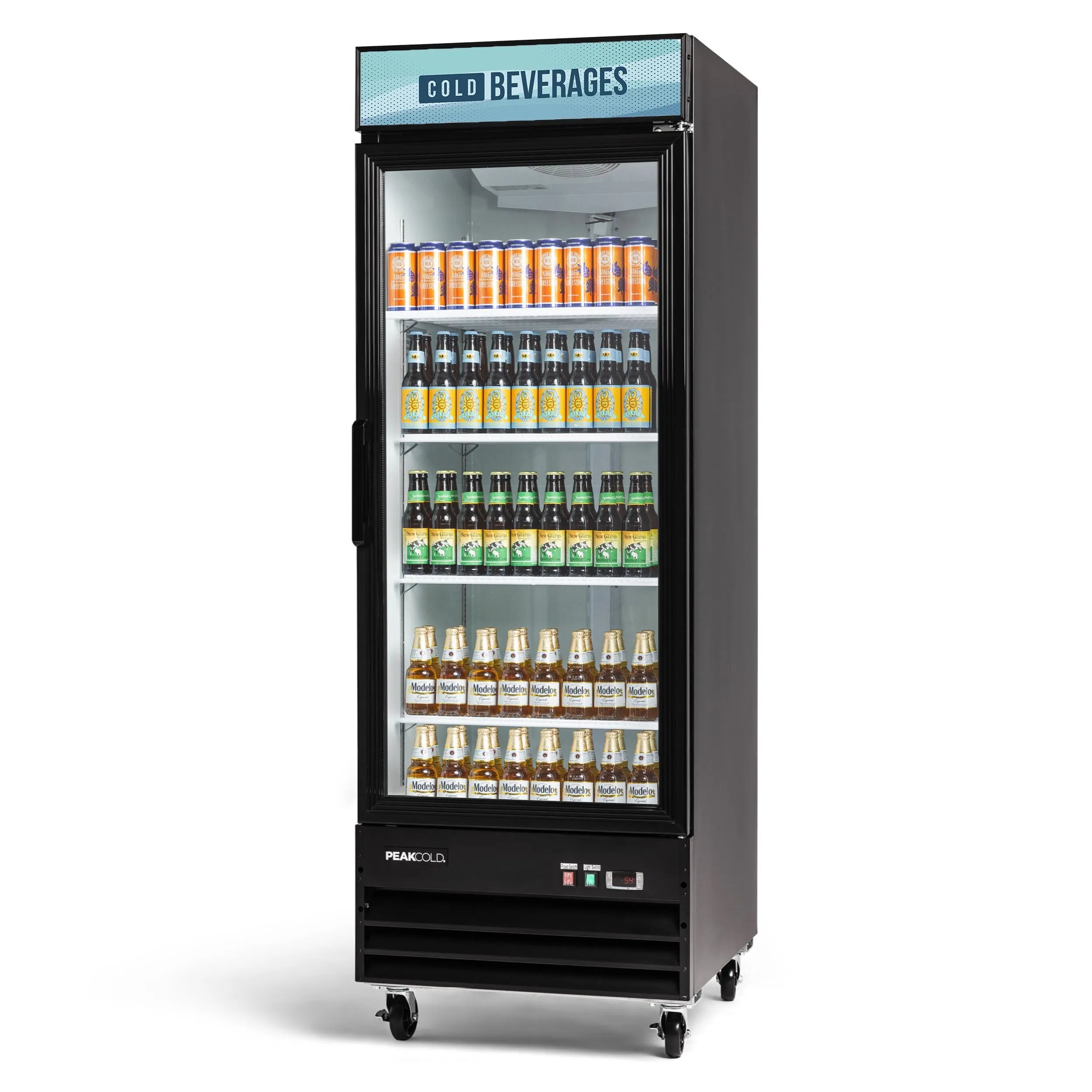 PeakCold Upright Display Cooler