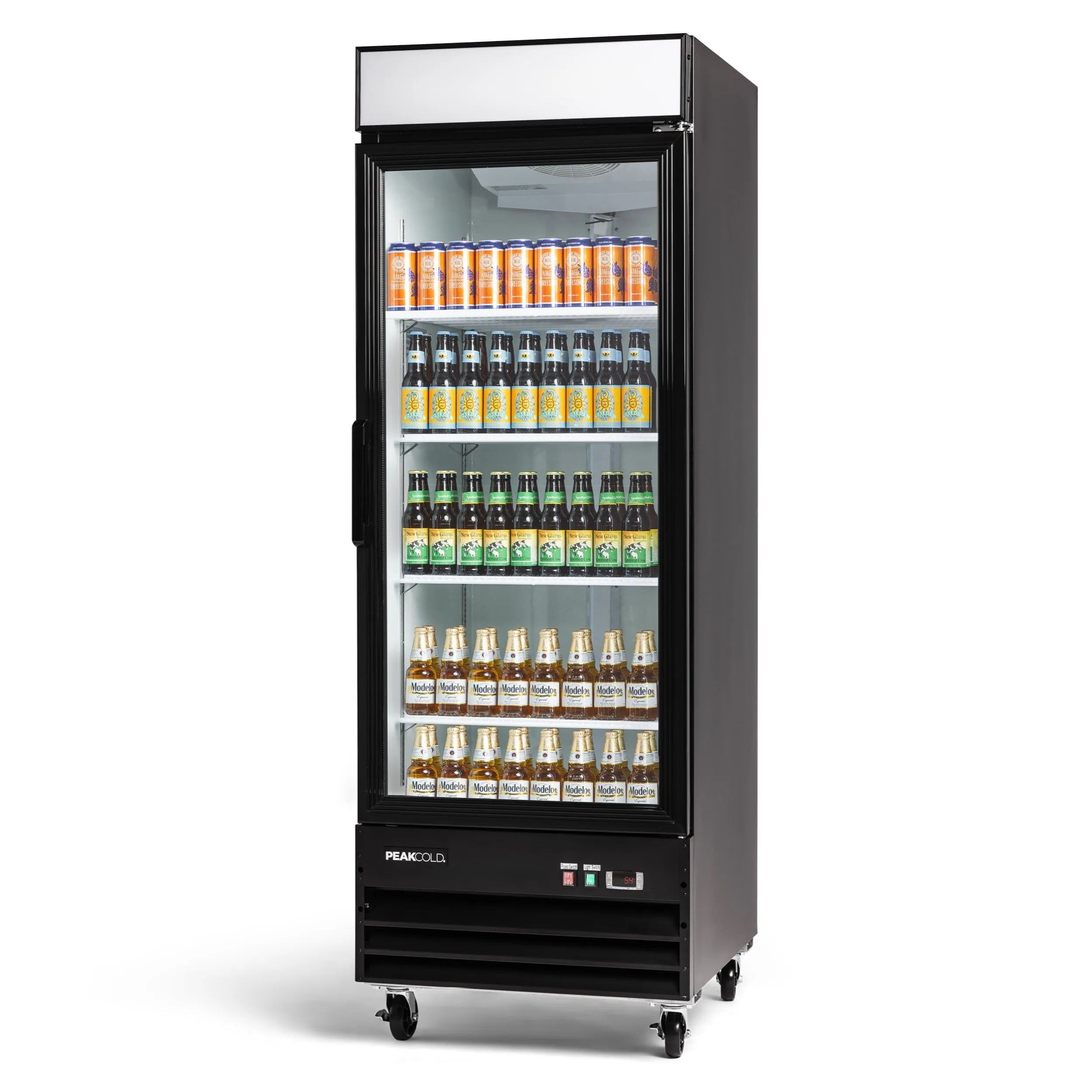 PeakCold Upright Display Cooler