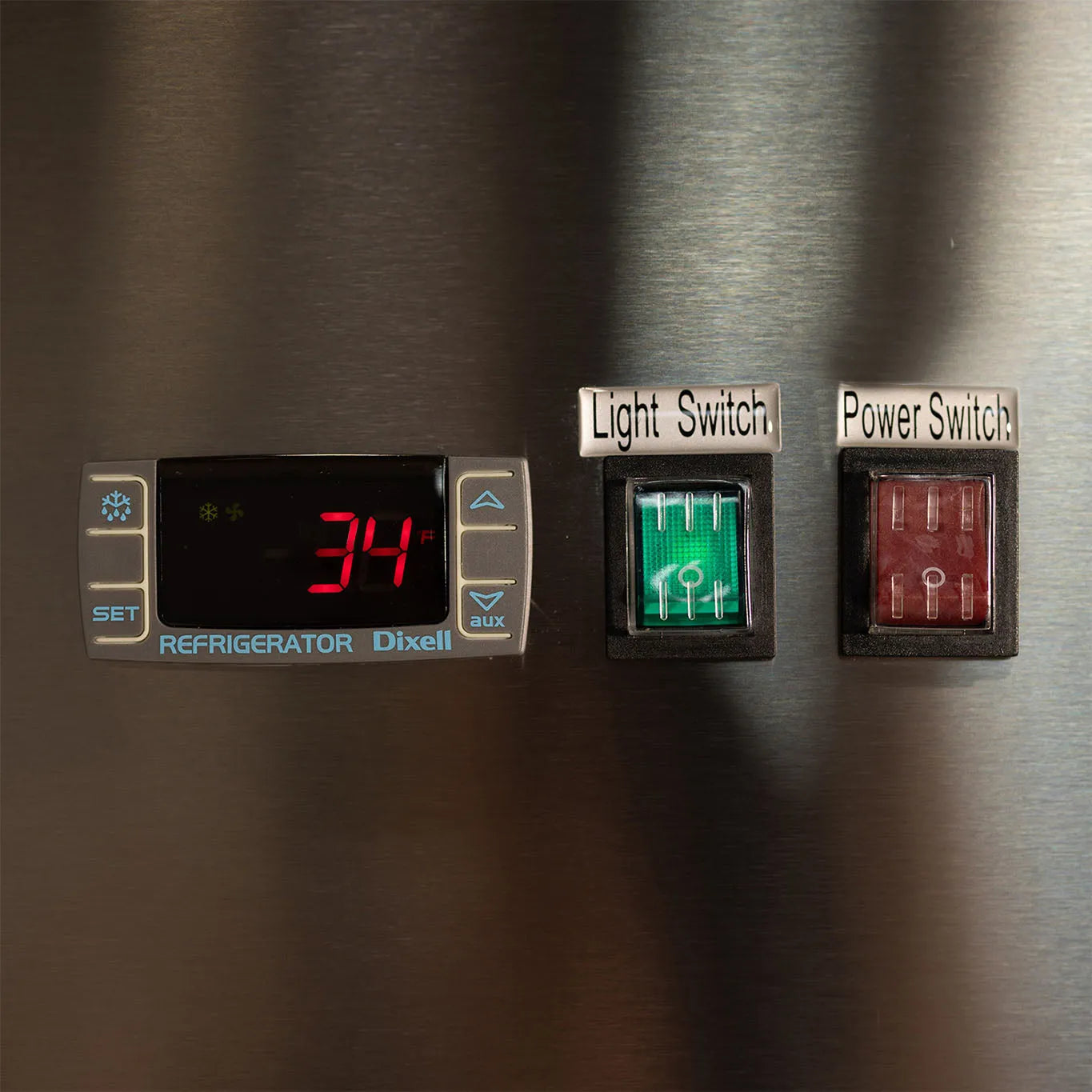 PeakCold Glass Door Upright Commercial Refrigerator