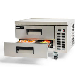 PeakCold 2-Drawer Refrigerated Chef Base - 36"