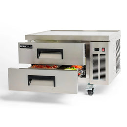 PeakCold 2-Drawer Refrigerated Chef Base - 36"