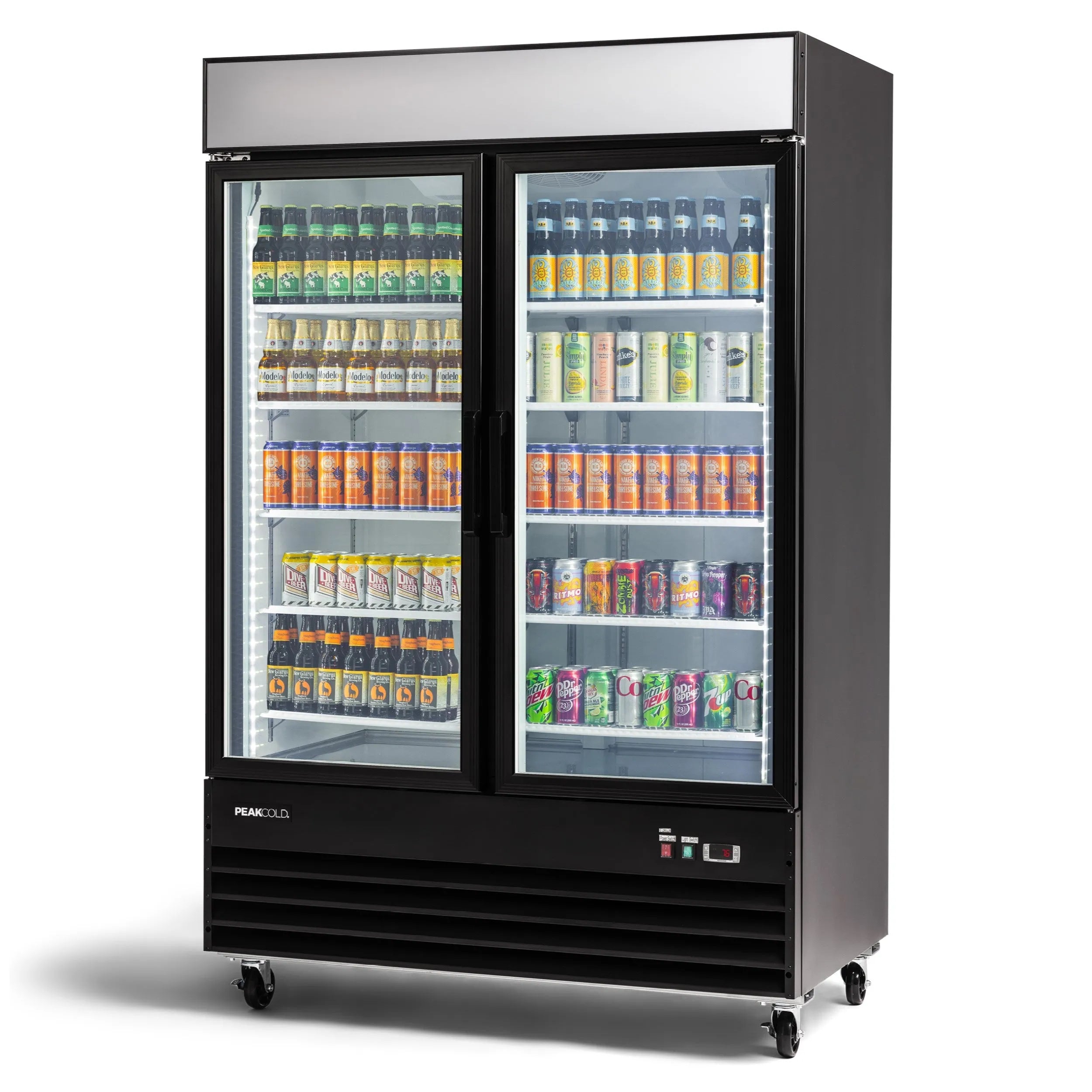 PeakCold Upright Display Cooler