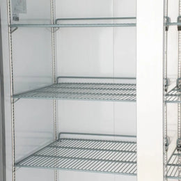 PeakCold 2-Door Stainless Steel Commercial Freezer - 47 cu. ft.