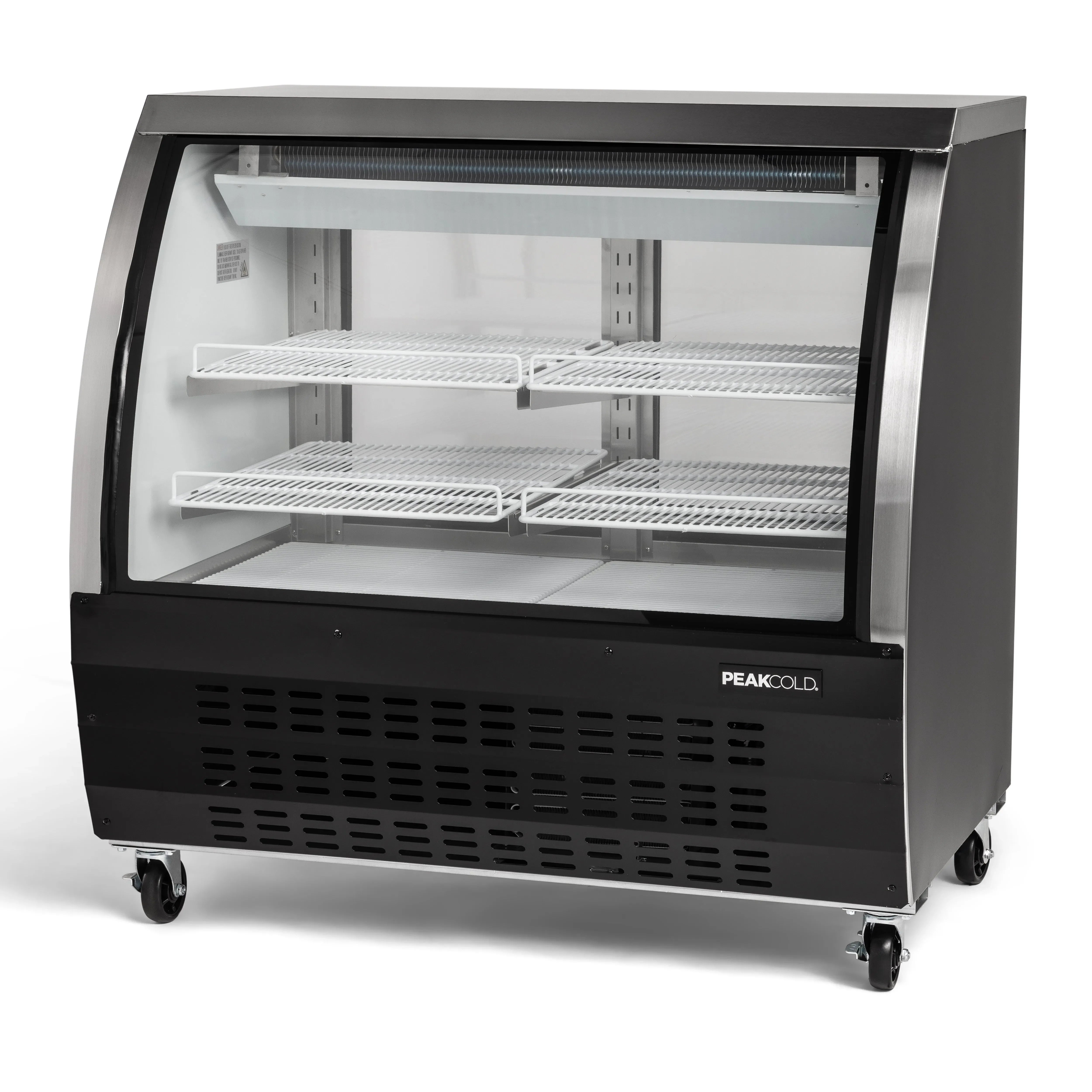 PeakCold Curved Glass Deli Case