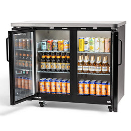 PeakCold 2-Door Back Bar Cooler - 48"