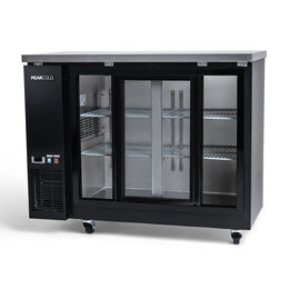 PeakCold Sliding Door Back Bar Cooler - 48"